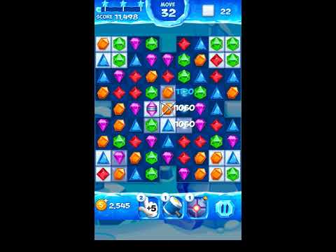 Jewel Pop Mania:Match 3 Puzzle Level 125 ( Ice Cream Town Episode ) - Walkthrough ( No Booster )