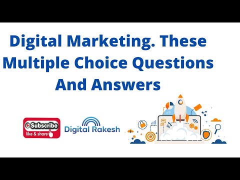  Digital Marketing MCQ Test  Online Quiz 2022