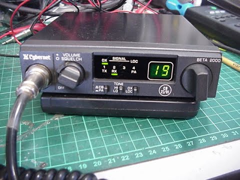 Cybernet Beta 2000 UK CB27/81 CB radio (mobile) - Full service & adjustment