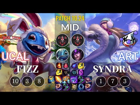 KT Ucal Fizz vs RJ Art Syndra Mid - KR Patch 10.24