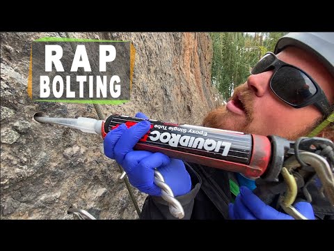 How to Bolt a Sport Climb Top Down - Rap Bolting