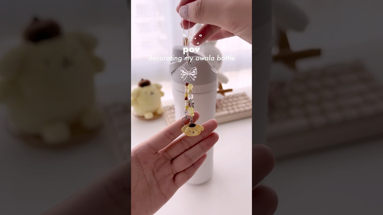 🍮 this is your sign to decorate your owala bottle too #owala #waterbottle #decoration