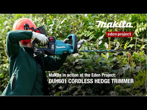Makita DUH601Z Cordless hedge trimmer, 18V Li-ion, BL-motor, 600mm , be akumuliatoriaus ir kroviklio video