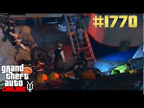 GTA 5 ONLINE Mit dem Motorrad aufm Schiff #1770 Let´s Play GTA V Online PS4 YU91