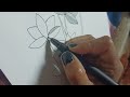 Simlpe Lotus Work Fineliner Art Fineliner Youtube Finelines Art Drawing