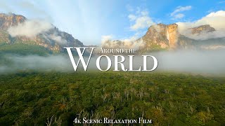 Download lagu Around The World 4K - Scenic Relaxation Film With Calming Music mp3