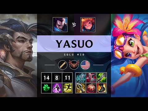 Yasuo Mid vs Zoe - NA Grandmaster Patch 25.21
