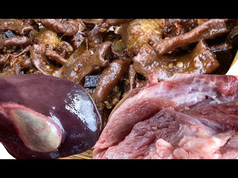 Cooking smoked pork with bile recipe || Naga Kitchen