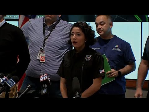 Harris County officials said high benzene levels have been detected near the Houston-area petrochemicals storage facility that caught fire this week. The National Guard has been called in and residents of Deer Park told to stay inside. (March 21)