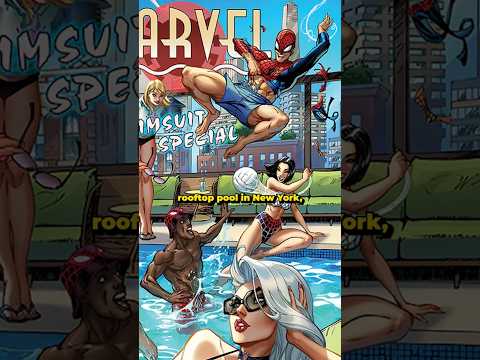 Marvel was kidding, but he actually did it 👀 J. Scott Campbell on his Spider-verse swimsuit cover 🕷️
