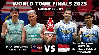 Download lagu World Tour Finals‼️MAN Wei Chong / Kai Wun TEE vs Sabar / Reza | Badminton 2025 mp3 Download lagu World Tour Finals‼️MAN Wei Chong / Kai Wun TEE vs Sabar / Reza | Badminton 2025 mp3