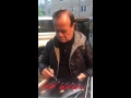 Ralf Hutter KRAFTWERK Signing Autographs Team Derek