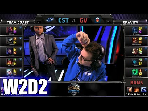 Coast vs Gravity Gaming | S5 NA LCS Spring 2015 Week 2 Day 2 | CST vs GV W2D2G5 VOD 60FPS