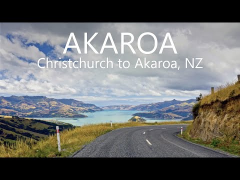 Christchurch to Akaroa | New Zealand Scenic Drive 4K