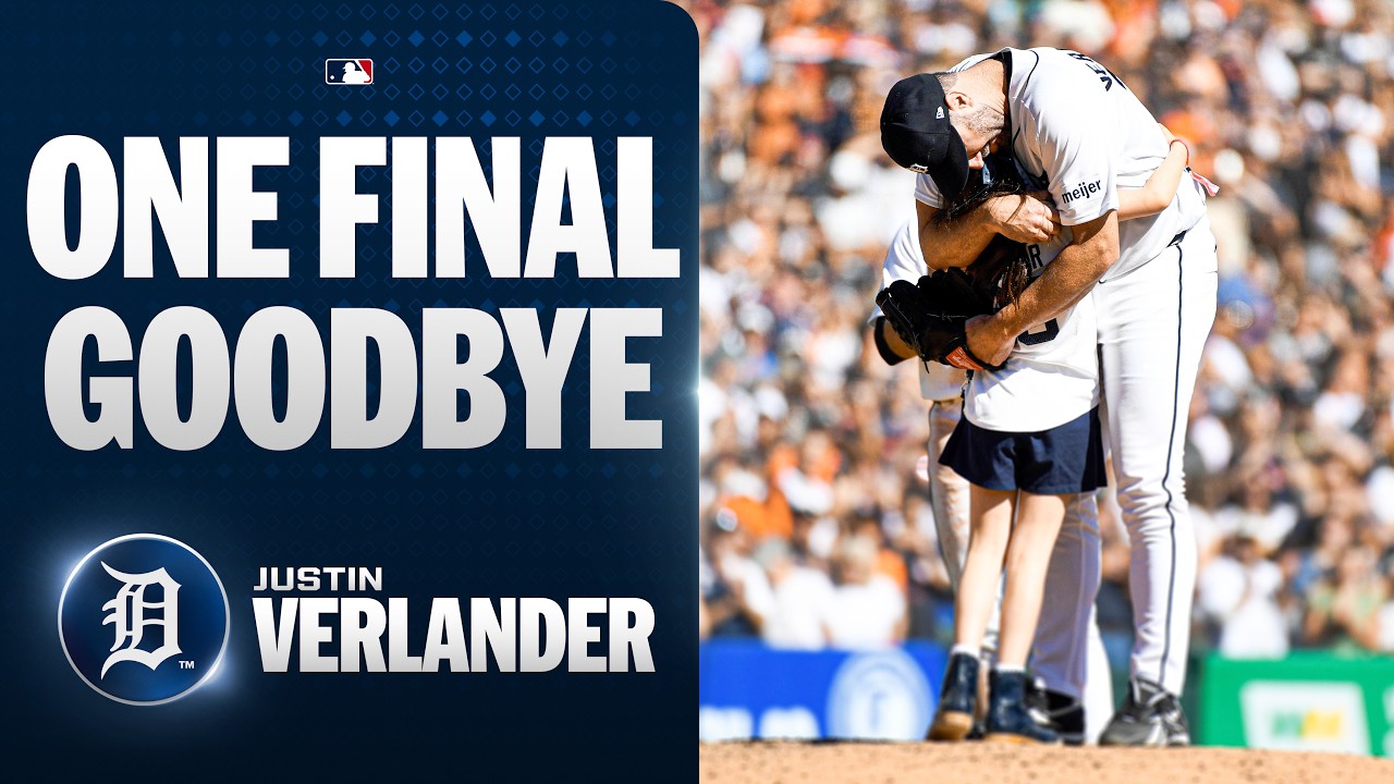 Justin Verlander leaves the mound for the final time in his LEGENDARY career 👏 | MLB Highlights