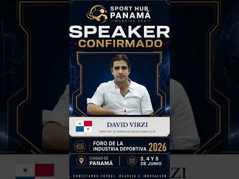 🇵🇦 DAVID VIRZI Veraguas tiene voz en la mesa grande. 💙David Virzi, Directivo de Veraguas United FC.