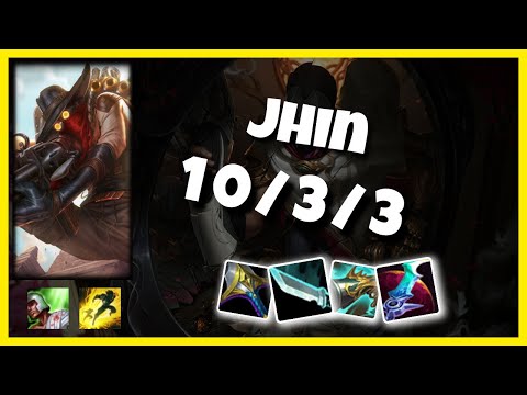 Jhin vs Ezreal BR Challenger BOT (10/3/3) Gameplay Replay - Patch 10.23