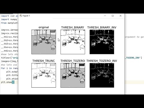 Image Processing Tutorial 13 Simple Thresholding In Opencv Python