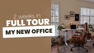 Tour My New Home Office - Two Weeks After Moving!