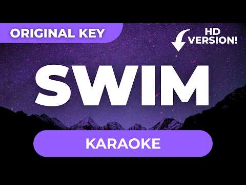 BTS - Swim (HD Karaoke Version with Lyrics) | High Quality Instrumental