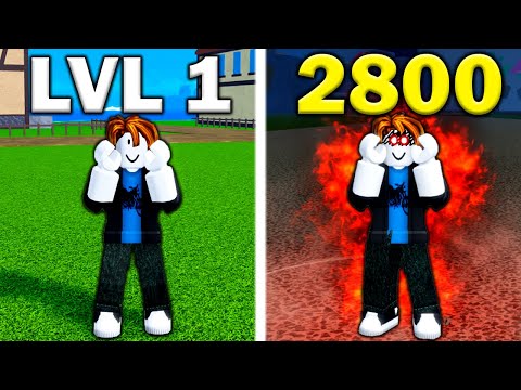 Noob To Max Using Only COMBAT In Blox Fruits