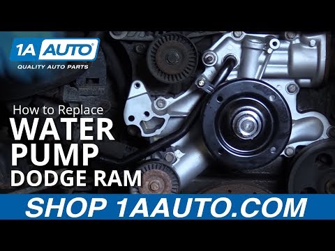 How to Replace Water Pump 03-08 Dodge Ram