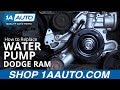 How To Replace Water Pump 03 08 Dodge Ram