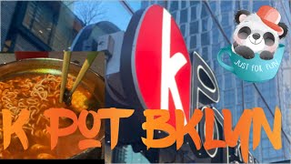 K-Pot Brooklyn Korean restaurant 🫡💯