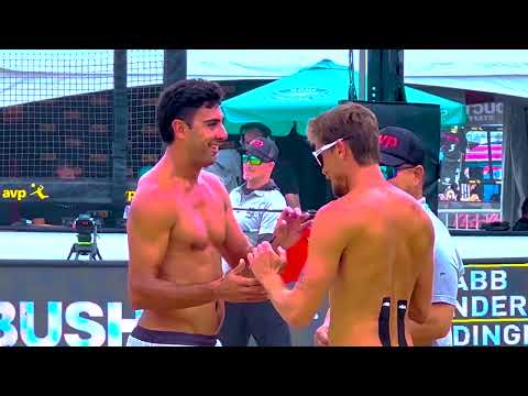 Taylor Crabb & Sander v Chase Budinger Miles Evans Hermosa Open 1/4 FINAL #beachvolleyball #ericcam