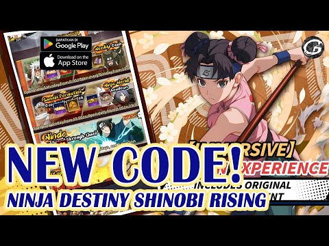 🎁 Ninja Destiny Shinobi Rising 15 Giftcodes & How to Redeem Codes - Mobile Game (Android)