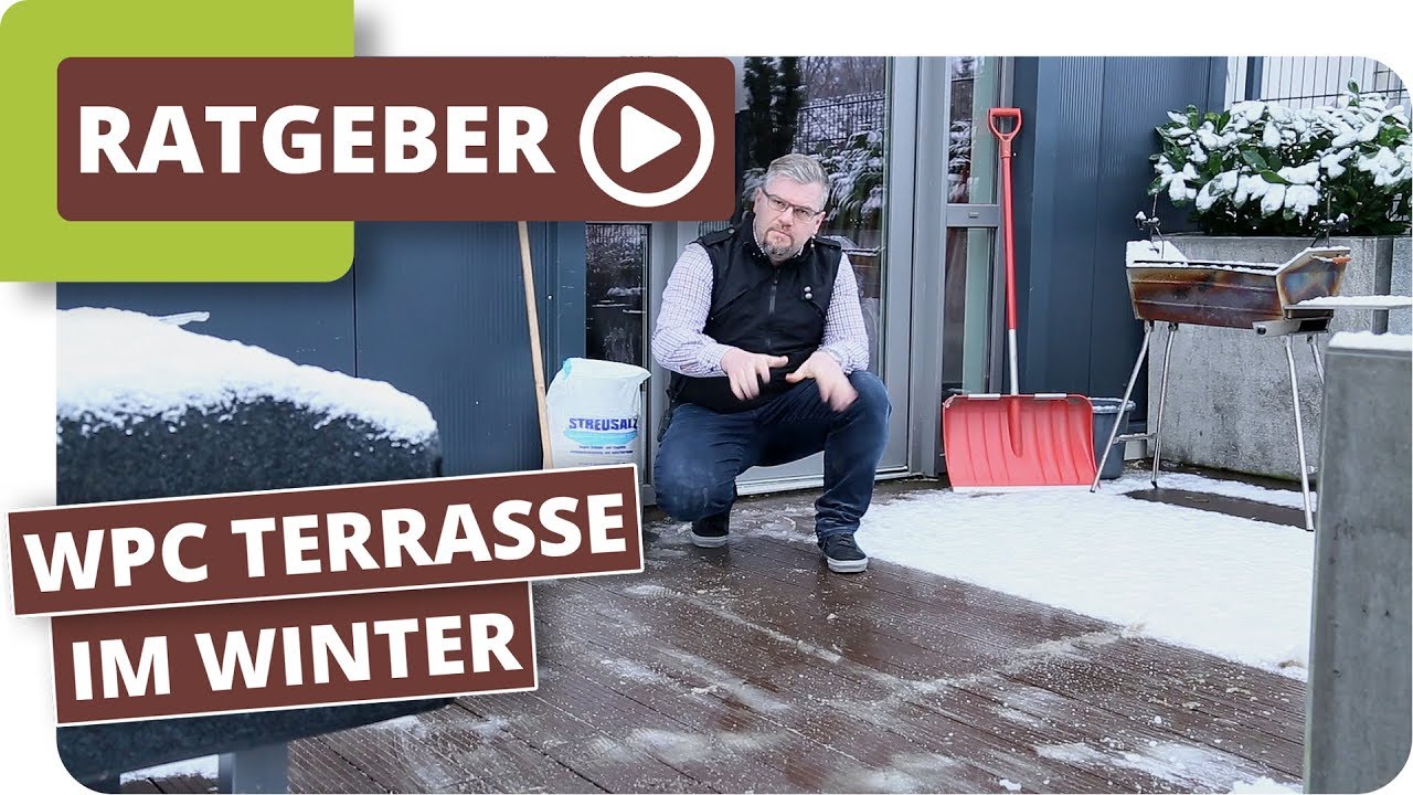 Les terrasses WPC en hiver Soins et manutention