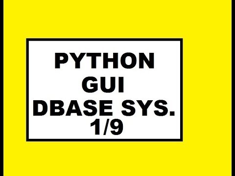 Python Gui Dbase Sys 19