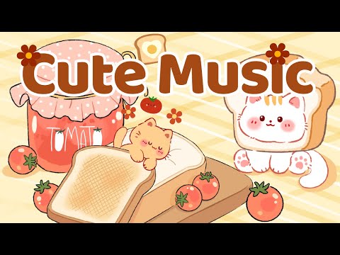 Cute Music 🍅🍞Lofi Kitty 🥯2 Hour Cafe Song 🍓🥞Stream cafe☕ cute & relaxing 🎶 Make Your Day Better