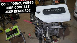 JEEP COMPASS RENEGADE CODE P0562 P0563 BATTERY VOLTAGE