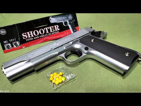 SHOOTER 1911 Colt M1911 A1 Spring Type Airsoft Pistol Review