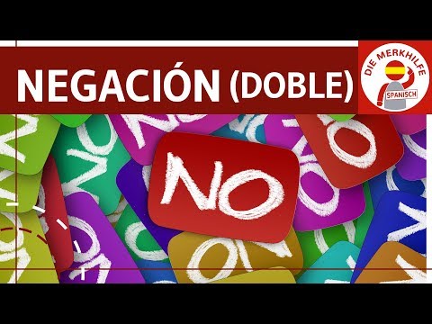 La negación (doble) - double negation explained simply - Spanish basics