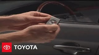 2006 Avalon How-To: Smart Key - Programming Which Doors Are To Be Unlocked | Toyota