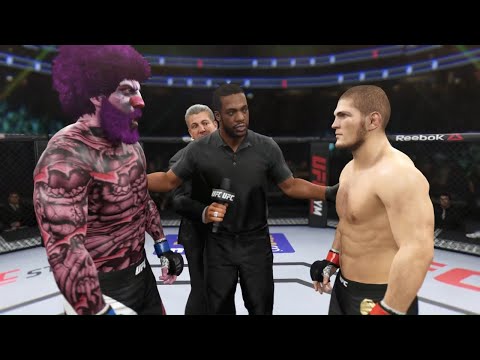 Khabib vs. Horror Clown - EA Sports UFC 2 - Champion Fights ☝️🦅