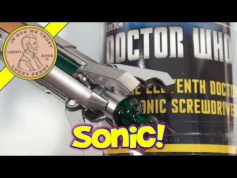 Doctor Who The Eleventh Doctor's Sonic Screwdriver, Underground Toys BBC 2012 Video