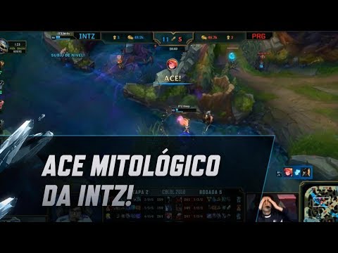 CBLoL 2018 - ACE da INTZ contra PRG! SkyBart leva as mãos à cabeça!