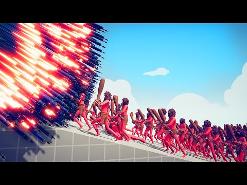 100x CLUBBER vs 2x EVERY  GOD  - Totally Accurate Battle Simulator TABS