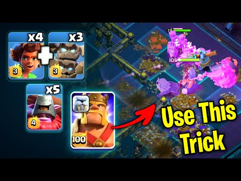 INSANE Meteor Golem Root Rider Attack | RC Charge + Throwers | Best  Clash of Clans attack Strategy
