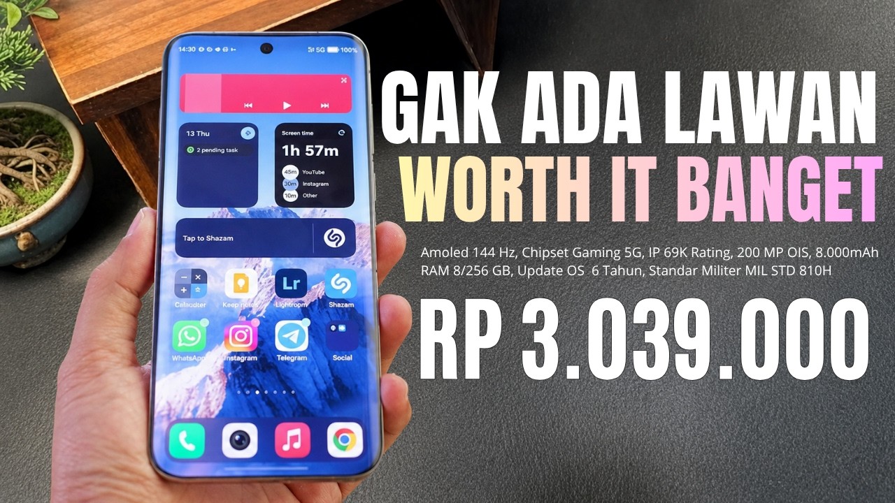 GAK NGOTAK SPEKNYA‼️RAM 8/256 GB, 200 MP OIS, 8000MAH - HP 3 JUTAAN KECIL TERBAIK 2026