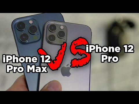iPhone 12 Pro Max vs iPhone 12 Pro Video Vergleich