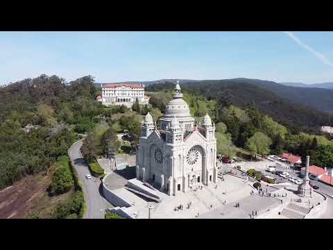 Santuário de Santa Luzia, Viana do Castelo, Portugal... Choque Drone