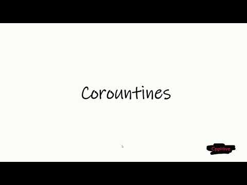 C++20 Coroutines Part1 : Introduction to coroutines