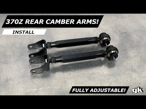 Gktech Z34 370z V36 G37 Rear Camber Arms - Install