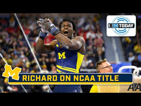 Michigan's Fred Richard on National Championship Win and All-Around Title | B1G Today