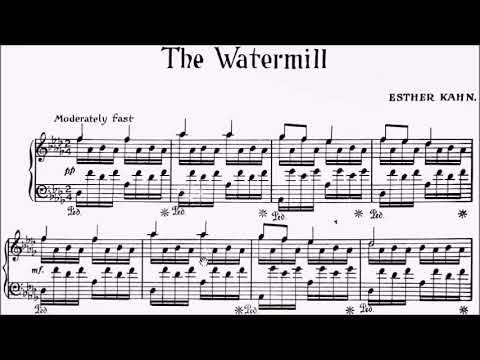ABRSM Piano 2025-2026 Grade 7 C1 Kahn The Watermill Sheet Music