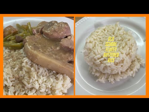 How To Make The Perfect Fluffy Buttered White Rice 🍚/OLD SCHOOL BUTTERED WHITE RICE